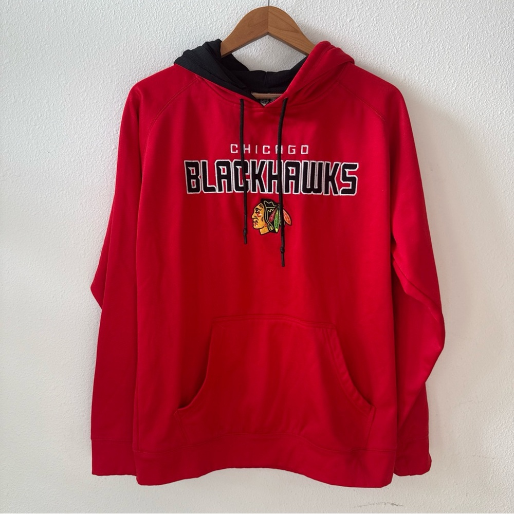 Chicago Blackhawks Red Hoodie Men’s‎ Medium